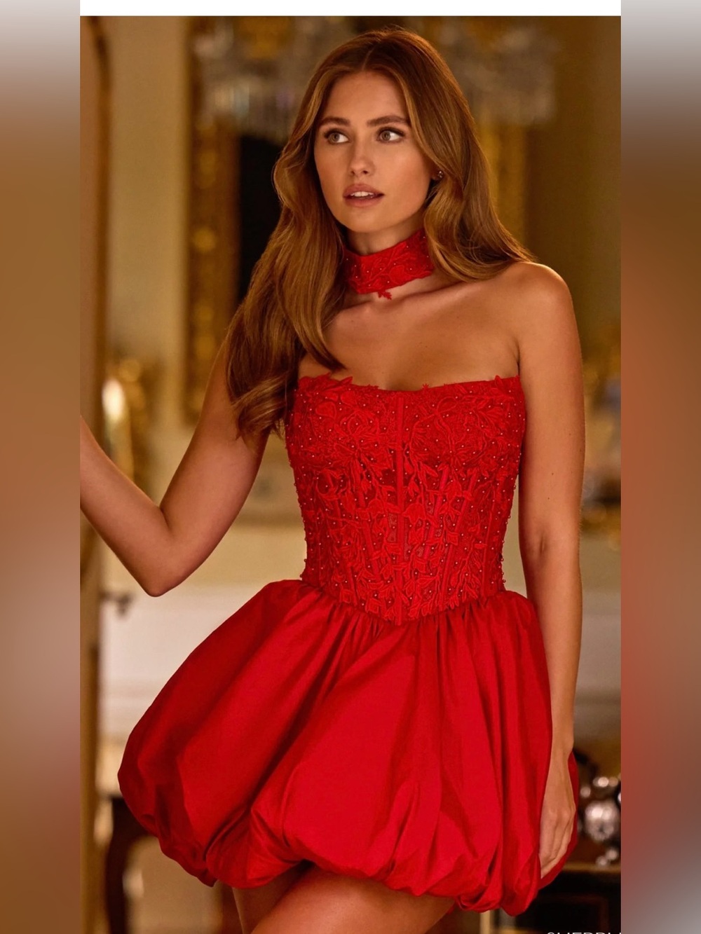 Sherri Hill 57419 - red, NWT